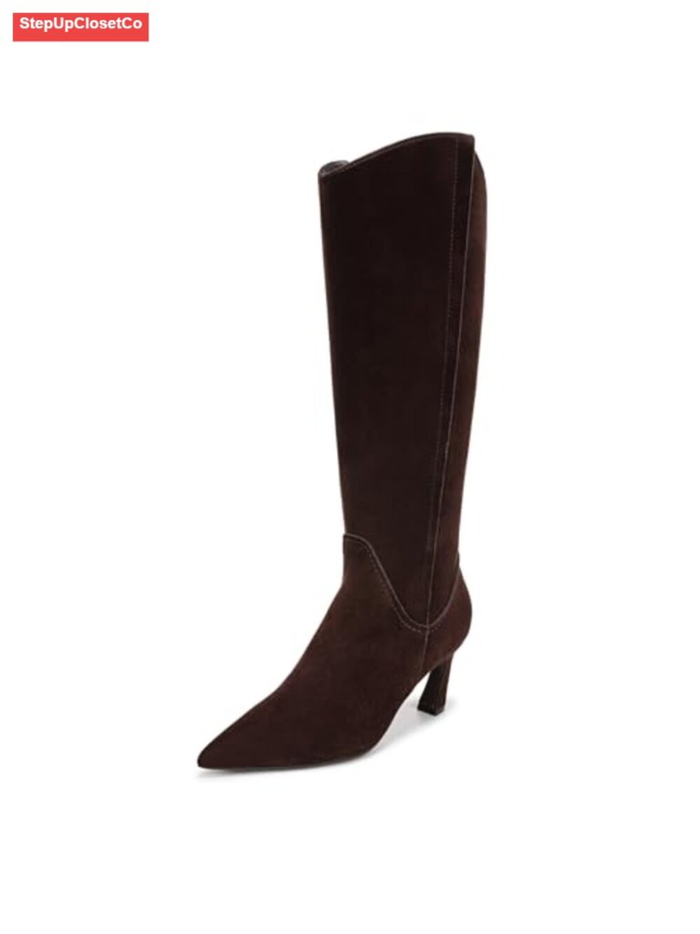 Naturalizer Emily Suede Knee High Dress Boot Pointed Toe